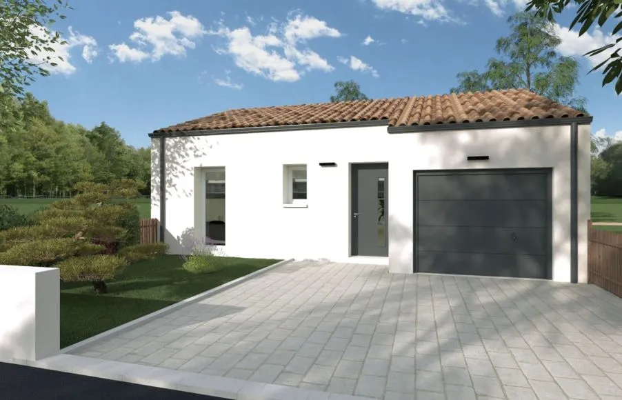 Image Projet de construction d'une maison 80 m² avec terrain à FRESNAY-EN-RETZ (44)