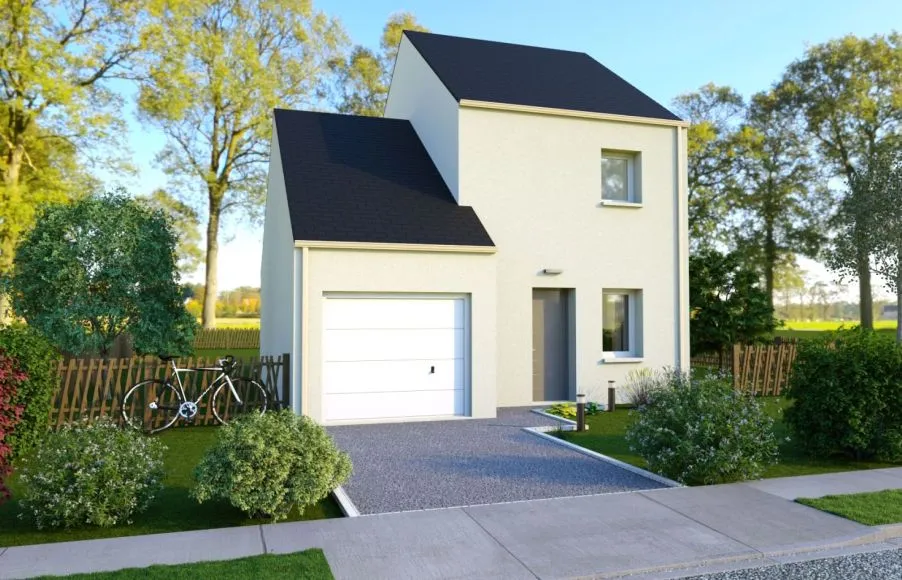 Image Projet de construction d'une maison 66.85 m² avec terrain à SAINT-PHILBERT-DE-BOUAINE (85)