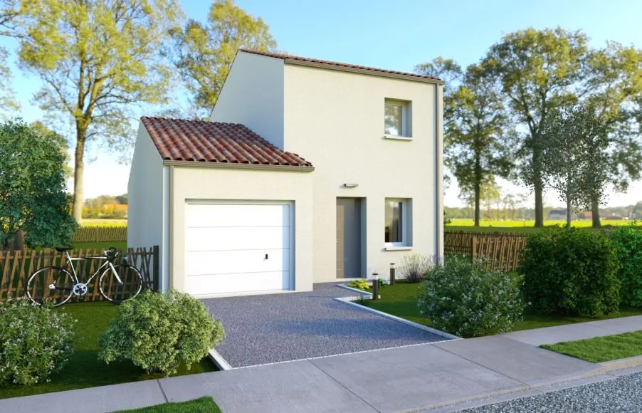Image Projet de construction d'une maison 66.85 m² avec terrain à SAINT-ETIENNE-DE-MER-MORTE (44)