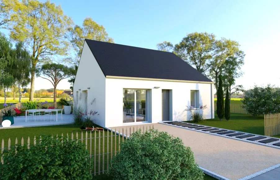 Image Projet de construction d'une maison 72.65 m² avec terrain à SAINT-PHILBERT-DE-BOUAINE (85)