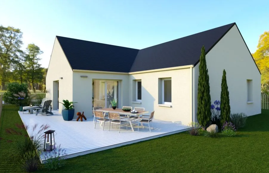 Image Projet de construction d'une maison 87.12 m² avec terrain à SAINT-PHILBERT-DE-BOUAINE (85)