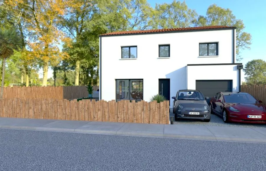Image Projet de construction d'une maison 130 m² avec terrain à LES SORINIERES (44)